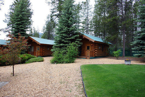 Silverwolf Log Chalets Coram エクステリア 写真