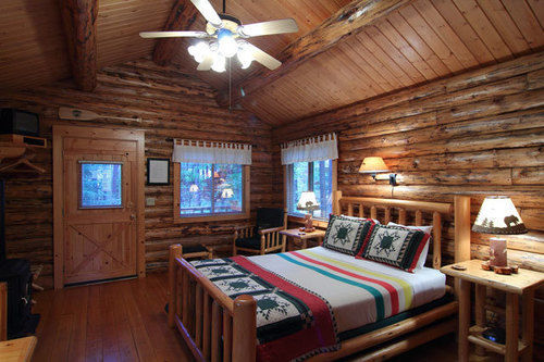 Silverwolf Log Chalets Coram エクステリア 写真